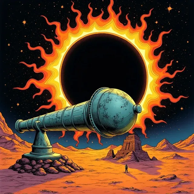 Bronze Inca Astronomer